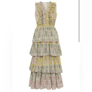 Anna Cate Charlotte Maxi Dress- Sunrise Print, Size M, NWT